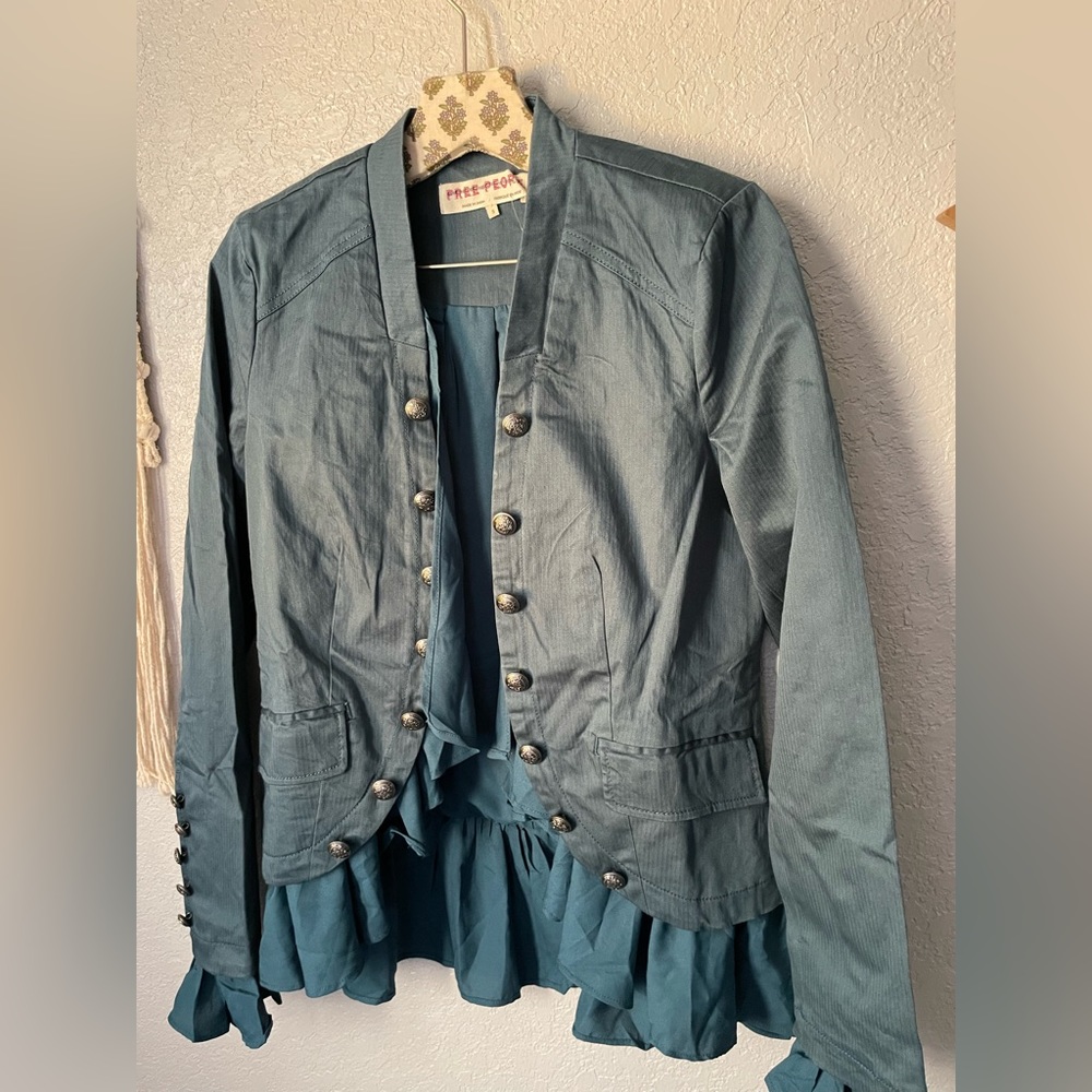 Free People ruffles romance jacket, small - Picture 8 of 9
